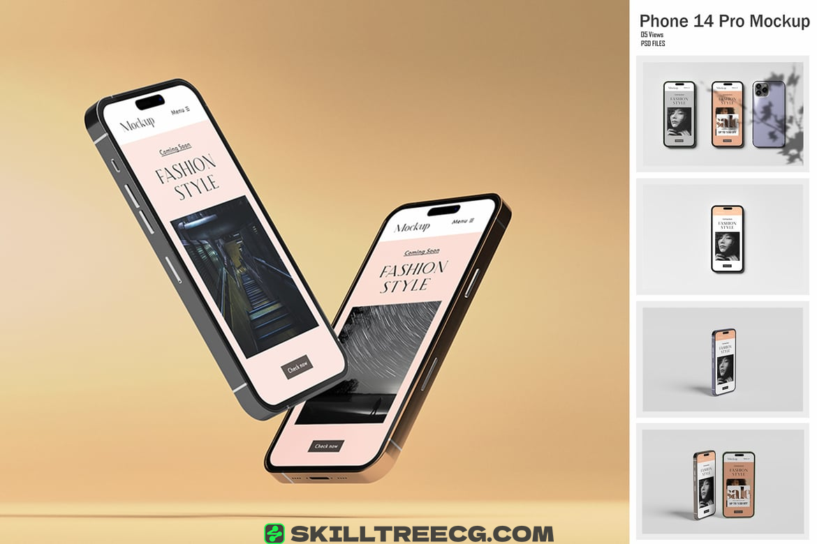 Iphone 14 Pro Mockup（158775）-技能树